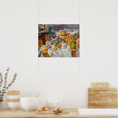 Poster Paul Cezanne - Nature morte avec panier (Cuisine)