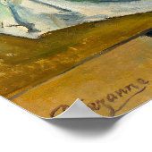 Poster Paul Cezanne Panier de la vie morte française des  (Coin)