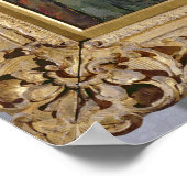 Poster Paul Cezanne | Paysage avec toit rouge ou le pin (Coin)