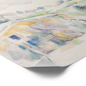 Poster Paul Cezanne - Paysage en Provence (Coin)