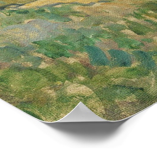 Poster Paul Cezanne - Paysage Proche de Paris (Coin)