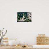 Poster Paul Cezanne - Paysage. Route avec arbres à Rocky (Cuisine)