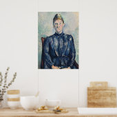 Poster Paul Cezanne | Portrait de Madame Cezanne, c.1890 (Cuisine)