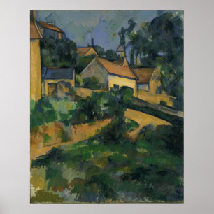 Poster Paul Cézanne - route de rotation chez Montgeroult