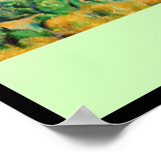 Poster Paul Cezanne - Sélection de chefs-d'oeuvre paysage (Coin)