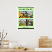 Poster Paul Cezanne - Sélection de chefs-d'oeuvre paysage (Cuisine)