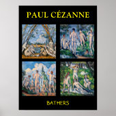 Poster Paul Cezanne - Sélection des chefs-d'oeuvre de Bat (Devant)