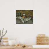 Poster Paul Cezanne | Still Life with Jar, Cup, and Apple (Cuisine)