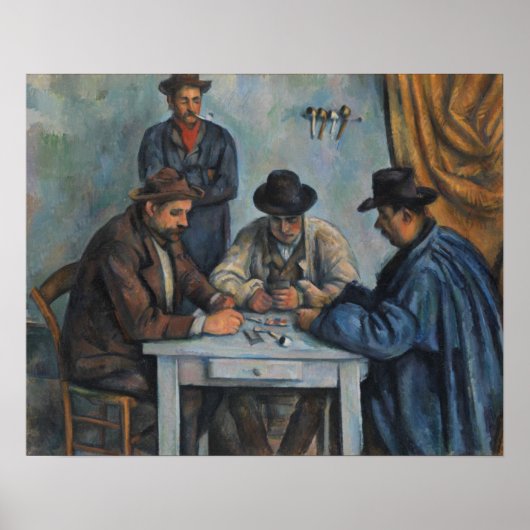 Poster Paul Cezanne | The Card Players (Devant)
