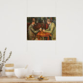 Poster Paul Cezanne | The Card Players, 1893-96 (Cuisine)