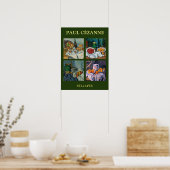 Poster Paul Cezanne - Toujours Vie Sélection de chefs-d'o (Cuisine)