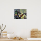 Poster Paul Cezanne - Vie morte avec pommes (Cuisine)