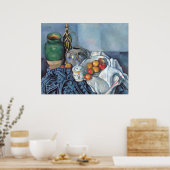Poster Paul Cézanne Vie morte avec pommes (Cuisine)