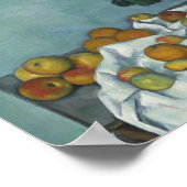 Poster Paul Cezanne - Vie morte avec pommes et pots (Coin)
