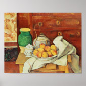 Poster Paul Cezanne | Vie morte avec un coffre de tiroirs (Devant)