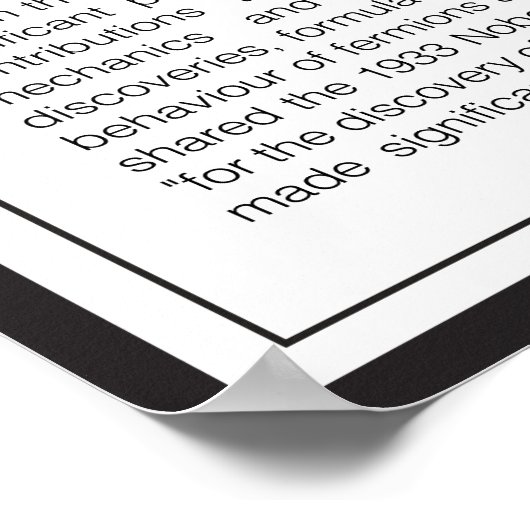 Poster Paul Dirac (Coin)