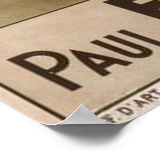 Poster Paul Forestier Champagne Ajouter (Coin)