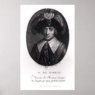 Poster Paul Francois Jean Nicolas Vicomte de Barras