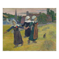 Paul Gauguin | Breton Girls Dancing, Pont-Aven, 18