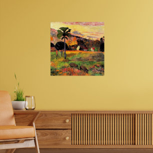 Poster Paul Gauguin, célèbre peinture, Viens ici,