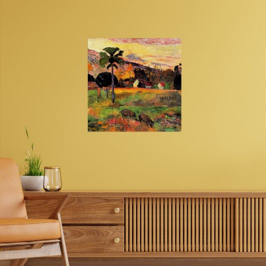 Poster Paul Gauguin, célèbre peinture, Viens ici, (Salon 2)