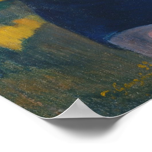 Poster Paul Gauguin - Deux femmes tahitiennes (Coin)