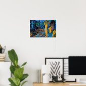 Poster Paul Gauguin - D'où venons-nous ? (Bureau à domicile)