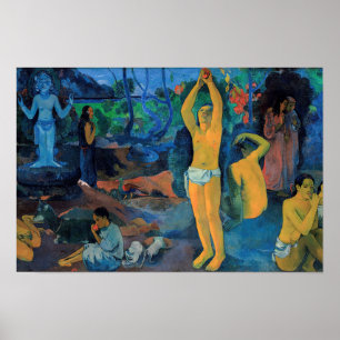 Poster Paul Gauguin - D'où venons-nous ?