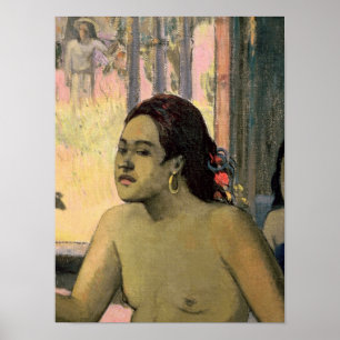 Poster Paul Gauguin   Eiaha Ohipa ou Tahitiens dans une p