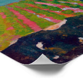 Poster Paul Gauguin Haystacks en Bretagne (Coin)