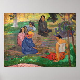 Poster Paul Gauguin - La Conversation / Les Parau Parau