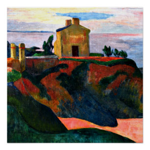 Poster Paul Gauguin, La Maison à Pan-Du-Du