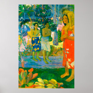 Poster Paul Gauguin "La Orana Maria (Je vous salue Marie)