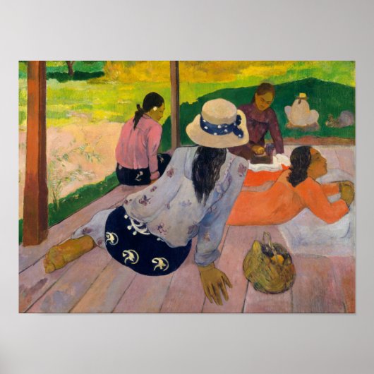 Poster Paul Gauguin | La Siesta (Devant)