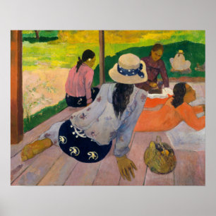 Poster Paul Gauguin - La Siesta