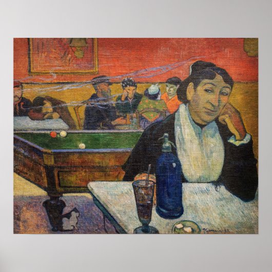 Poster Paul Gauguin - Le Café de Nuit, Arles (Devant)