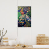 Poster Paul Gauguin - Le Cheval Blanc (Cuisine)