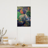 Poster Paul Gauguin - Le Cheval Blanc (Cuisine)