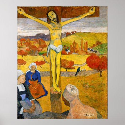Poster Paul Gauguin - Le Christ jaune (Devant)