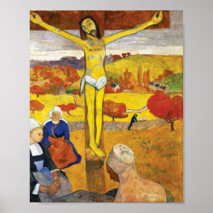 Poster Paul Gauguin Le Christ Jaune Art Fin Vintage