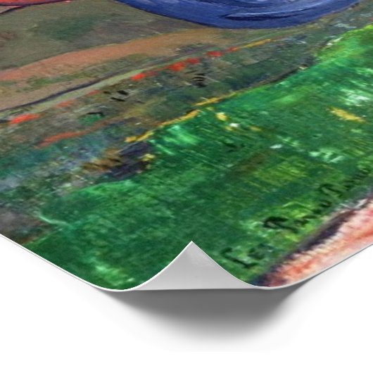 Poster Paul Gauguin | Les Parau Parau (Les Gossipers) (Coin)