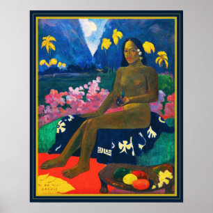 Poster Paul Gauguin Les semences de l'Aéroï