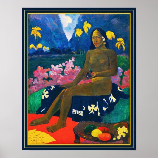 Poster Paul Gauguin Les semences de l'Aéroï (Devant)
