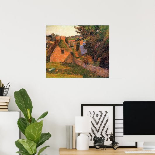 Poster Paul Gauguin - Lollichon Field, (Bureau à domicile)