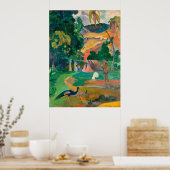 Poster Paul Gauguin Matamoe, Paysage avec Peacocks (Cuisine)