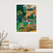 Poster Paul Gauguin Matamoe, Paysage avec Peacocks Post (Cuisine)
