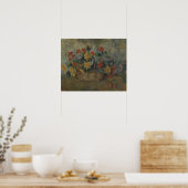 Poster Paul Gauguin - Nasturtiums et Dahlias (Cuisine)