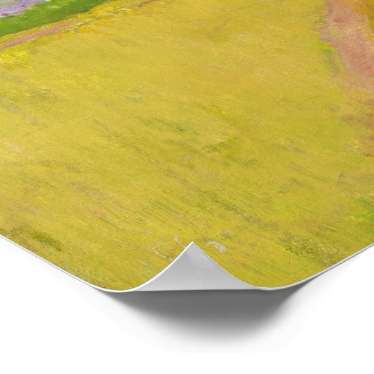 Poster Paul Gauguin - Paysage tahitien (Coin)