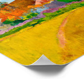 Poster Paul Gauguin - Paysage tahitien (Coin)