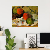 Poster Paul Gauguin - Pommes et bol (Bureau à domicile)